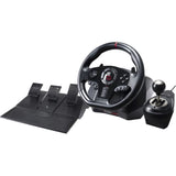 Volant de course - SUPERDRIVE - GS850-X - Levier de vitesse manuel - 3 pédales - Palettes - PS4 / Xbox