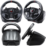 Volant de course - SUPERDRIVE - GS850-X - Levier de vitesse manuel - 3 pédales - Palettes - PS4 / Xbox