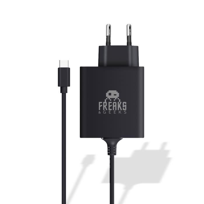 Chargeur secteur - FREAKS AND GEEKS - Nintendo Switch 2 - 30 W - Noir
