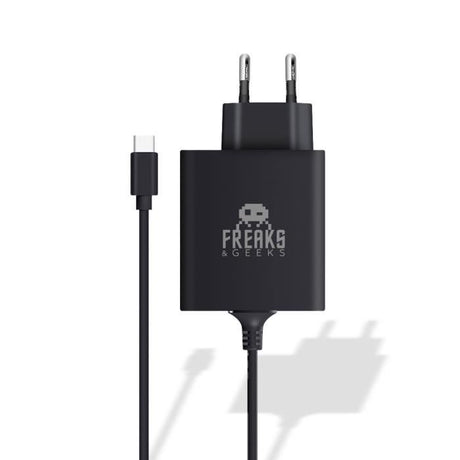 Chargeur secteur - FREAKS AND GEEKS - Nintendo Switch 2 - 30 W - Noir
