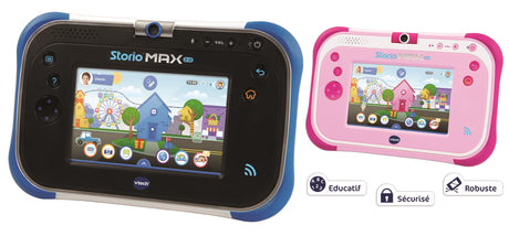 VTECH - Console Storio Max 2.0 5 Bleue - Tablette Éducative Enfant