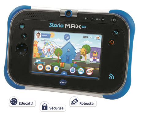 VTECH - Console Storio Max 2.0 5 Bleue - Tablette Éducative Enfant