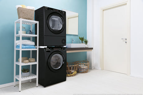 Seche-linge pompe a chaleur CANDY CSEH10A2DBEBX-47 Smart - 10 kg - Bac EasyCase - Connecté - Noir