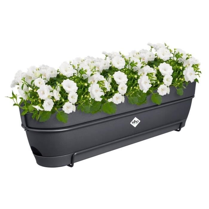 ELHO Balconniere VIBIA CAMPANA ALLIN1 Rectangulaire - 11 l  - Ø 70x26x17,7cm - Plastique - Anthracite