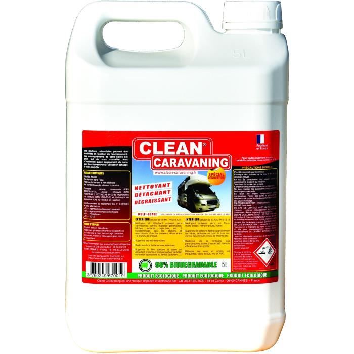 Produit d'entretien - CLEAN - Clean Caravaning - Bidon de 5L