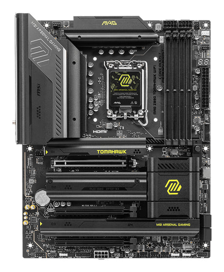 Carte mere - MSI - MAG Z890 TOMAHAWK WIFI - Wi-Fi 7, 5G LAN, Thunderbolt, PCIe 5.0, Intel Core Ultra