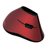 Souris sans fil LogiLink verticale pour droitier (Noir/Rouge)