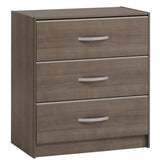 PARISOT Chambre complete adulte - Contemporain - DÈcor noyer silver - l 140 x L 190 cm - YSA