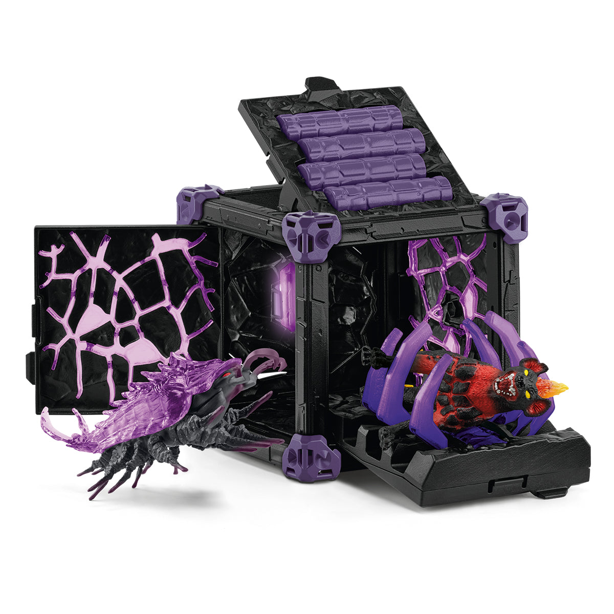 BattleCave Isopode des Ténebres, Extension de l'arene, SCHLEICH 42675 Eldrador Creatures, des 7 ans