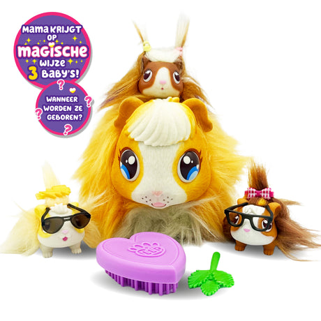 Mama surprise Little live pets - Animal en peluche cochon d'inde - MOOSE TOYS