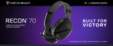 Casque de gaming multi-plateforme - TURTLE BEACH - Recon 70P - Noir