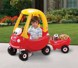 Cozy Coupe - Little Tikes - Remorque Rouge - S'adapte a la voiture Cozy Coupe - Des 18 mois