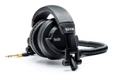 HERCULES HDP DJ45 - Casque DJ a haute performance - Pliable - Ecouteurs pivotants - Câble de 2m - Impédance 60 ohms - Noir
