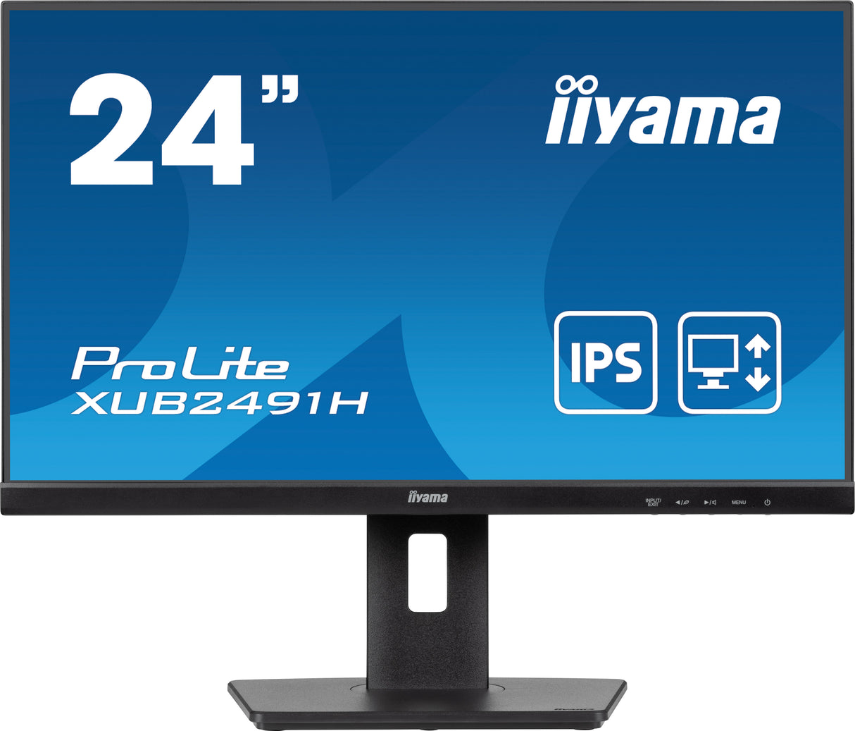 Ecran PC - IIYAMA - 23,8 - Full HD - 100Hz - Dalle IPS - 0.5ms - Pied réglable + Pivot - Prolite XUB2491H-B1