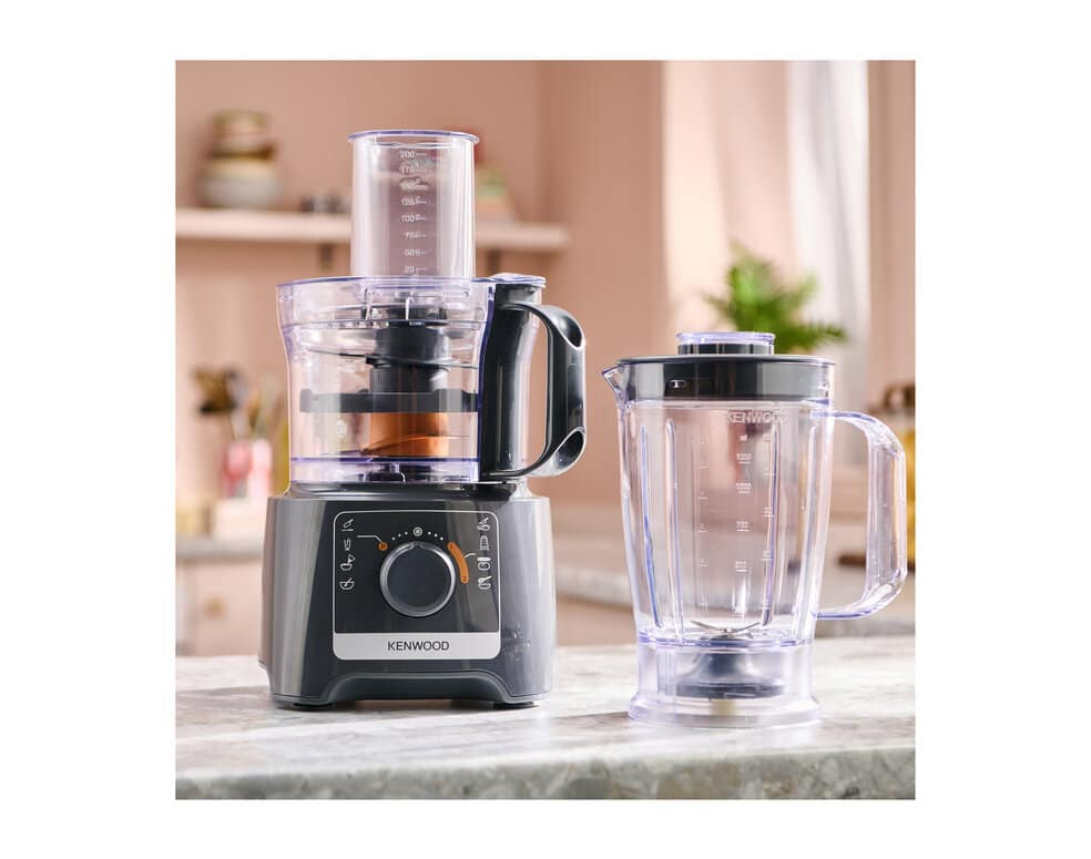 Robot multifonction KENWOOD FDP31.020GY - 2 vitesses + Pulse - 800W - Bol 2,1L + accessoires