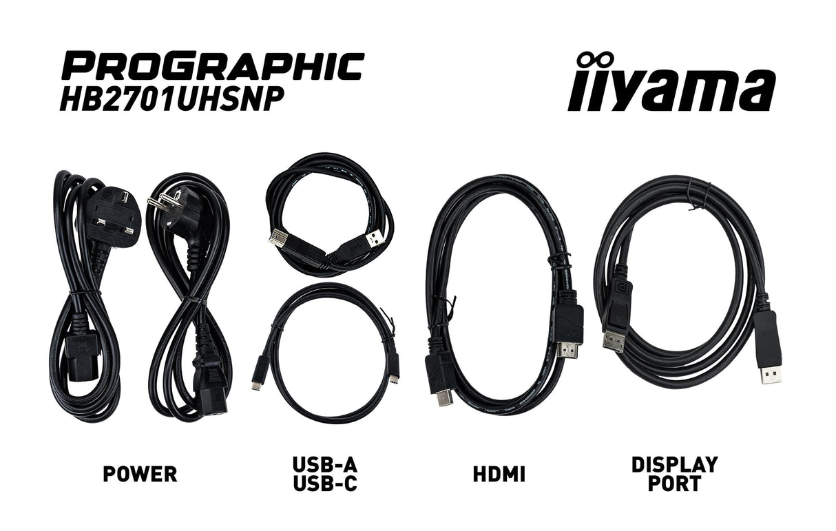 Ecran 27" Iiyama ProGraphic HB2701UHSNP-B1 4K Ultra HD (Noir)