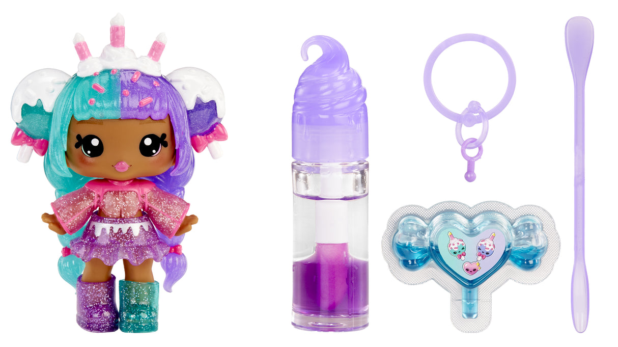 Yummiland Lip Gloss Doll - Color Change Combo - Carly Cakepop