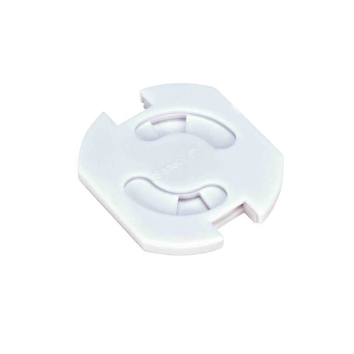 SAFETY 1ST cache-prises a rotation, sécurité bébé,  set de 8 cache-prises, Blanc