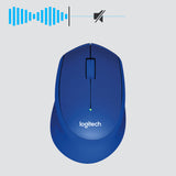 Souris sans fil Logitech M330 Silent Plus (Bleu)