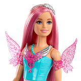 Poupée Barbie - BARBIE - Malibu A Touch of Magic - Cheveux longs 18 cm - Robe fantaisie - Animaux inclus