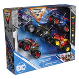 PACK DE 5 VEHICULES DIE-CAST 1:64 DC COMICS Monster Jam