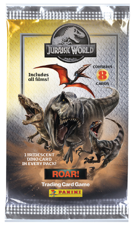 Blister - PANINI - JURASSIC WORLD 4 TCG - 3 pochettes - 24 cartes