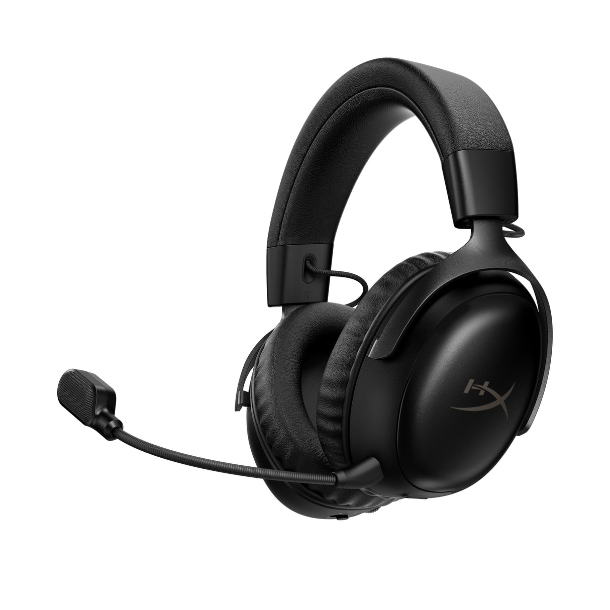 Casque Gamer Sans Fil HyperX Cloud III S Wireless noir pour PC Mac PS5 Mobile Switch.avec adaptateur USB-C vers USB-A, câble USB