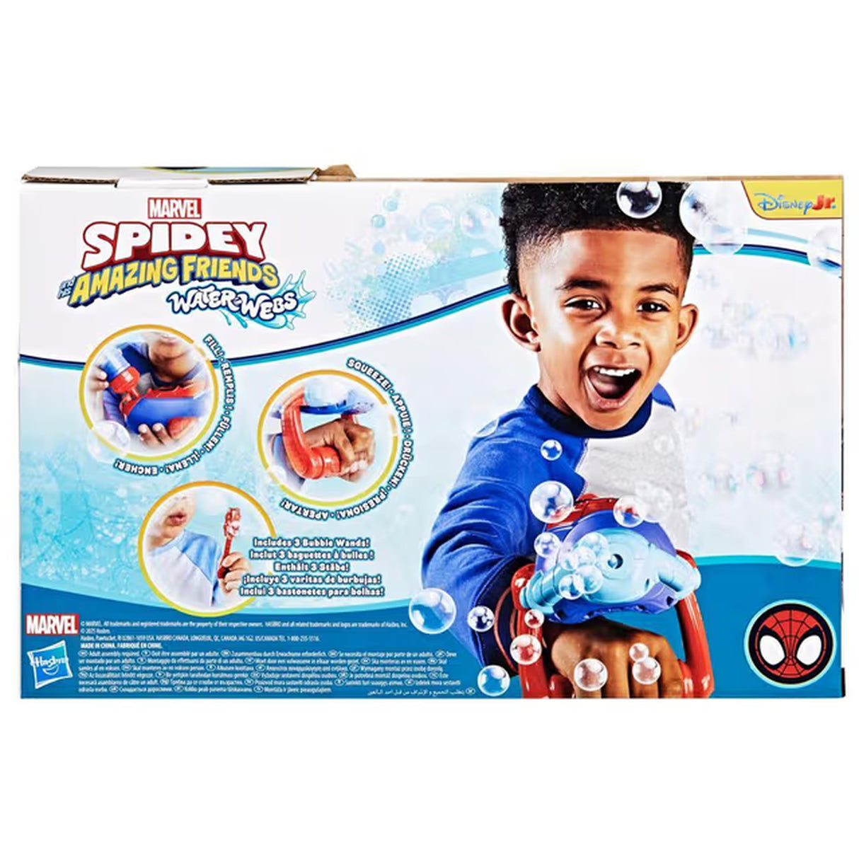 Spidey Lance-bulles électronique, jouets de déguisement de super-héros pour enfants, des 3 ans, Marvel Spidey et ses Amis Extraordin