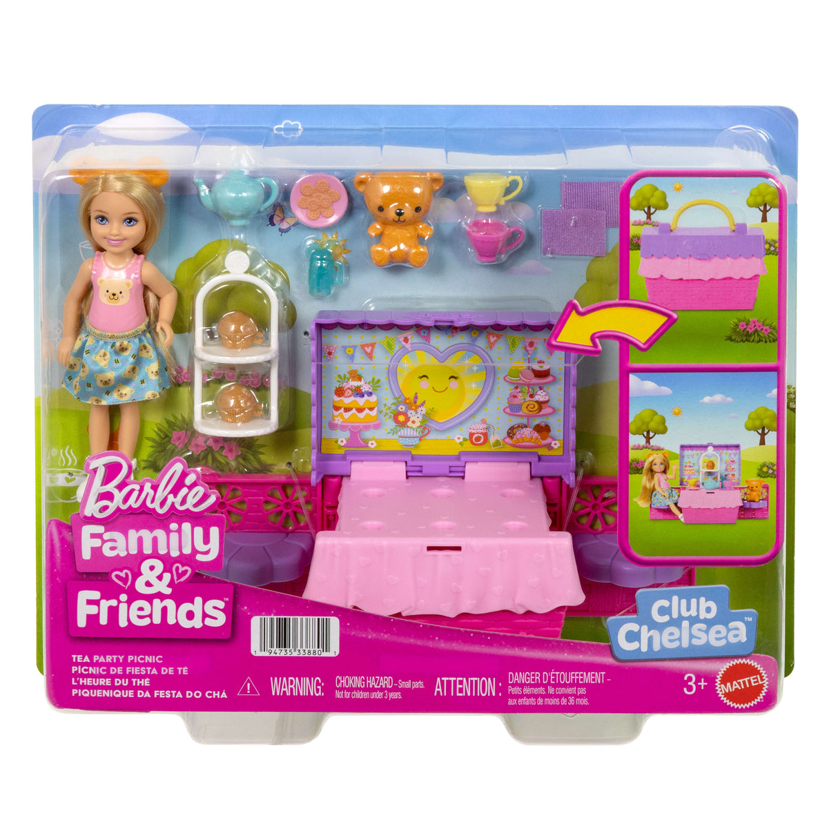 Coffret Chelsea - Tea Party - des 3 ans - Barbie - JJB40