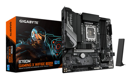 Carte mere - GIGABYTE - B760M G X WF6E GEN5 - Format Micro-ATX - Chipset Intel B760 - WiFi 6E & PCIe 5.0