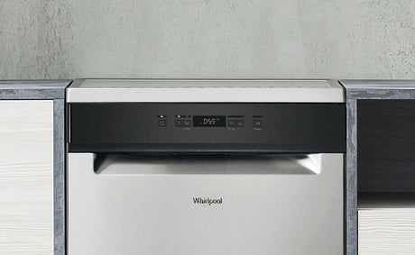 Lave-vaisselle pose libre WHIRLPOOL WFC3C34X - 14 couverts - Induction - L60cm - 44 dB - Inox