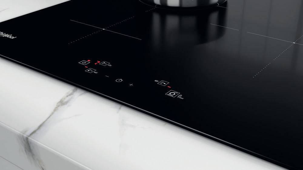 Table de cuisson a induction - WHIRLPOOL - WSQ1160NE - 3 feux - 60 cm - Noir