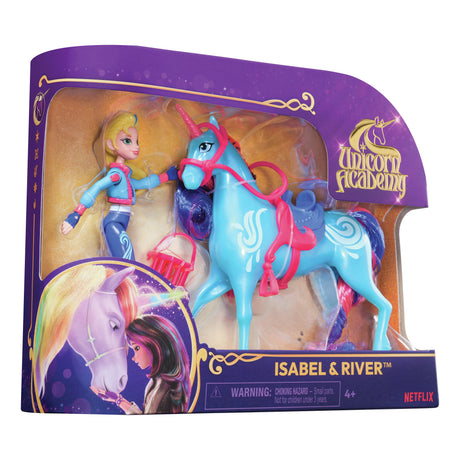 Unicorn Academy - Leaf ou River - Licorne 28cm - modele aléatoire - des 4 ans - L'École des Licornes