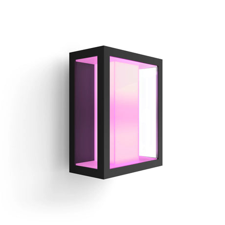 Applique murale - PHILIPS HUE - Impress - Lumiere blanche et colorée - Noir - Large - IP44