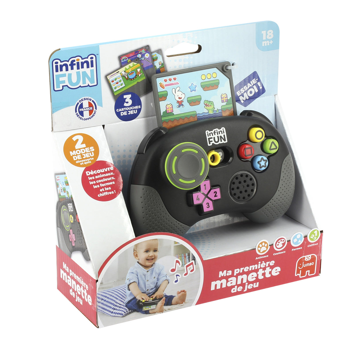 Ma premiere manette de jeux video - INFINI FUN - Des 18 mois