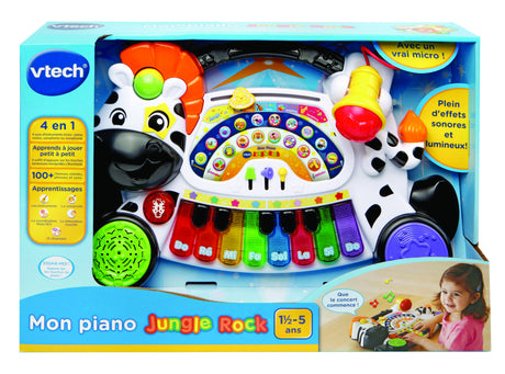 VTECH BABY - Jungle Rock - Piano Zebre - Jouet Musical Enfant