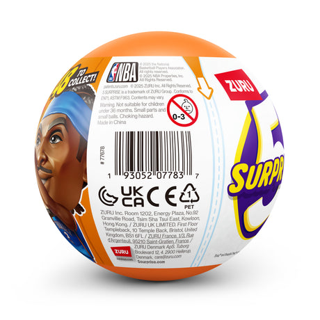 Capsule surprise - Figurine - ZURU - NBA Ballers S2 - Modele aléatoire - Des 3 ans
