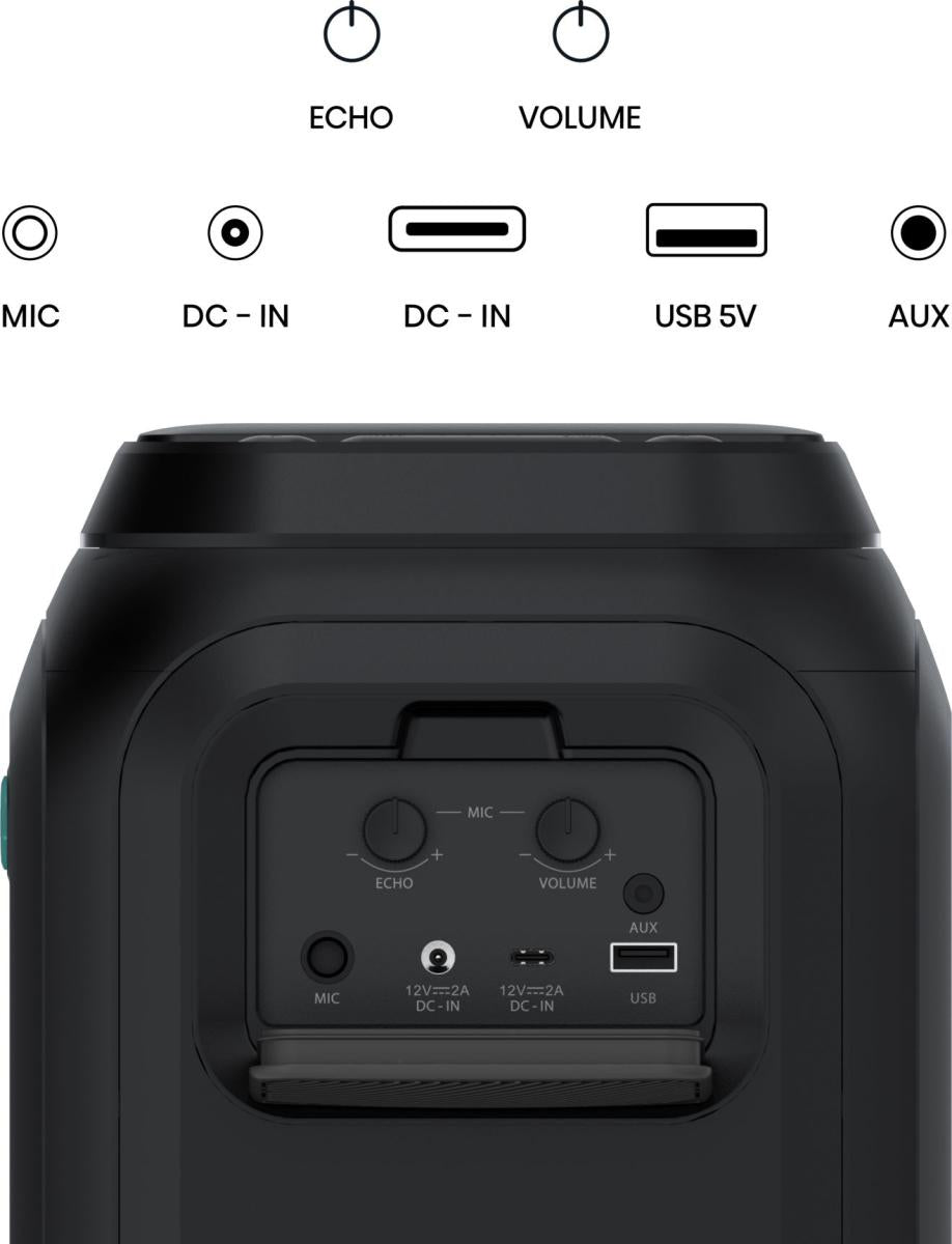 Enceinte nomade - HISENSE - Bluetooth - Max 160 W