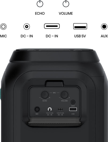 Enceinte nomade - HISENSE - Bluetooth - Max 160 W