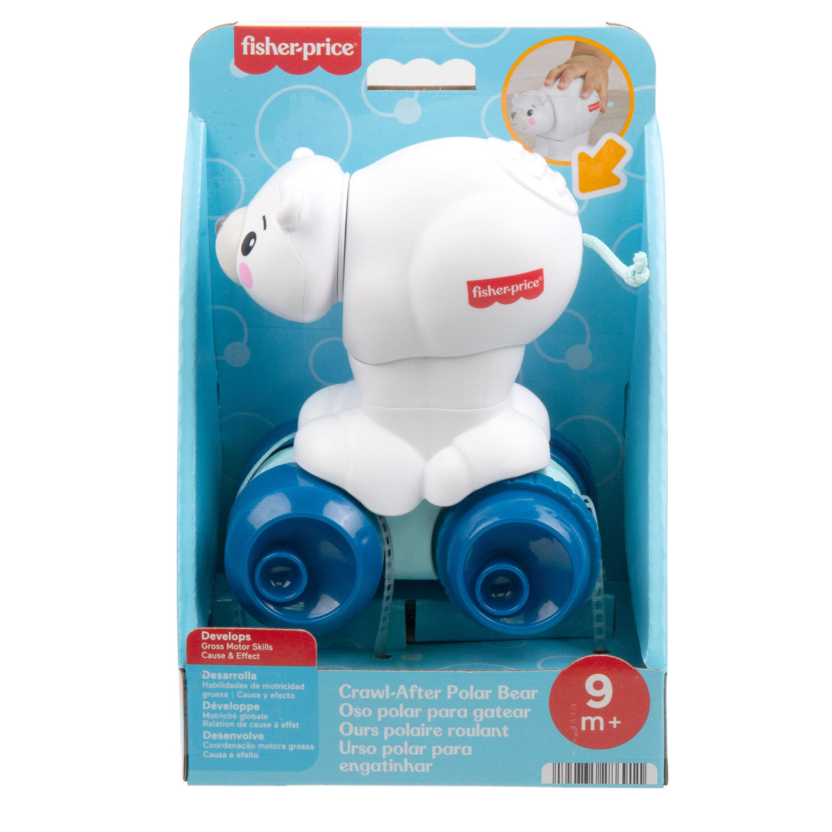 Fisher-Price - Ours polaire a poursuivre - Jouet d'éveil pour bébé - Fisher-Price - JDL63