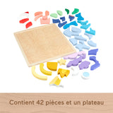 FISHER-PRICE Puzzle en Bois L'Espace-Puzzle 42 pieces pour les petits - Fisher-Price - HXY42