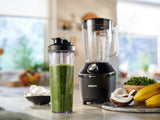 Blender mixeur - PHILIPS - HR2041/41 - Série 3000 avec gourde - 450W -1.9L - Noir