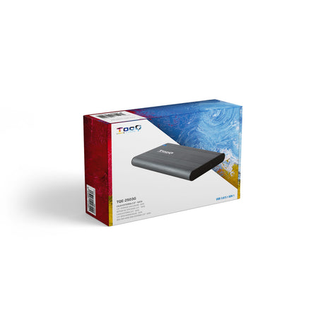 Boitier externe USB 3.1 TooQ TQE-2503 - S-ATA 2,5" (Gris)