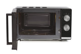 Micro-ondes CANDY Moderna CMW20TNMB 700 W 20L Noir - Fonction Décongélation - Plateau Tournant en Verre - 6 Niveaux de Puissance