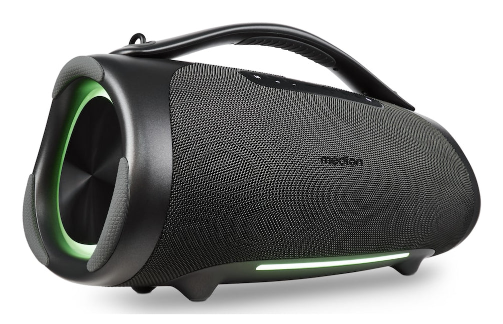 Enceinte Bluetooth - MEDION - XL - 100W RMS - Autonomie 30h - Protection IPX7 - RGB