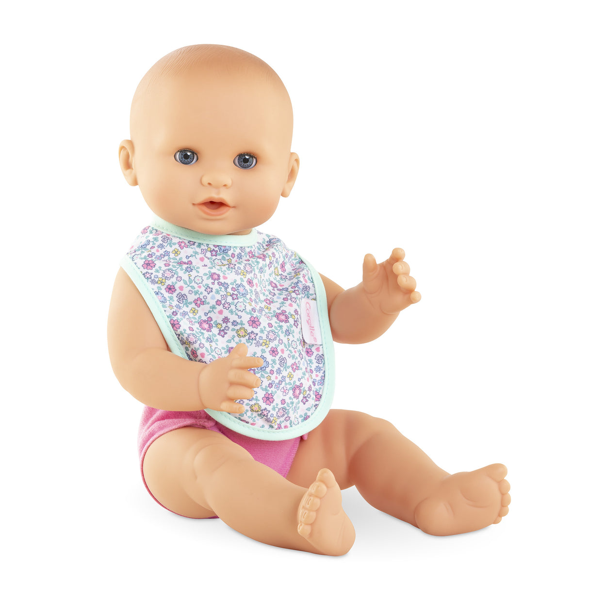Accessoires poupons - COROLLE - Coffret Accessoires a Langer Floral - 7 accessoires - des 2 ans