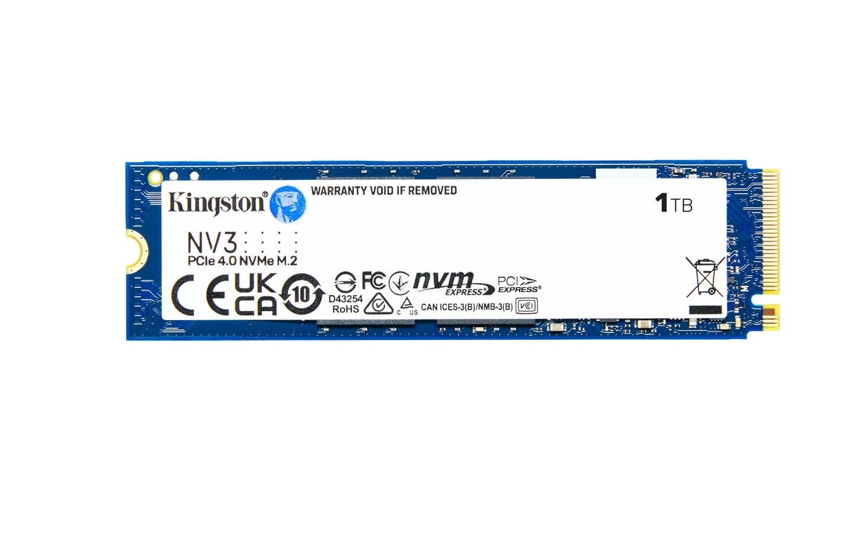 Disque SSD Kingston NV3 1To - NVMe M.2 Type 2280