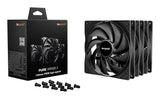 Lot de 3 Ventilateurs de boitier be quiet! Pure Wings 3 Haute Vitesse PWM - 14cm (Noir)
