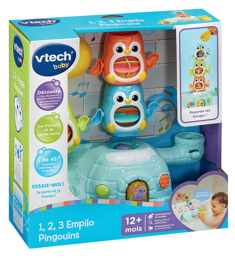 VTECH 1, 2, 3, EMPILO PINGOUINS.