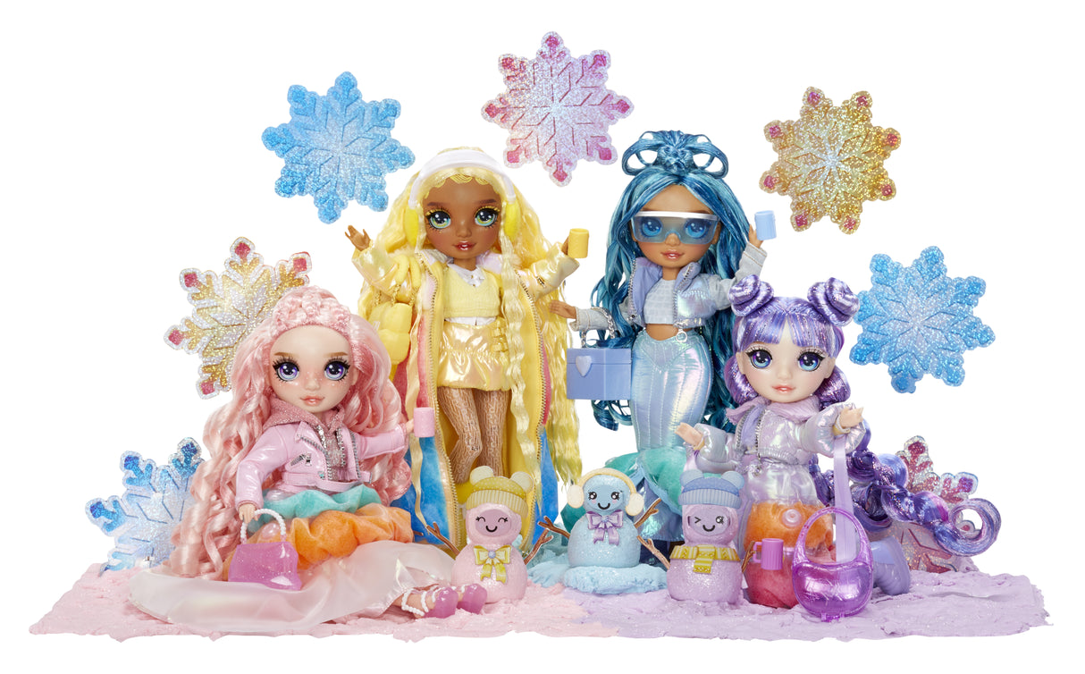Rainbow High - Winter Wonderland - Rose - Révele ta couleur - Créer son bonhomme de neige - Dés 4ans